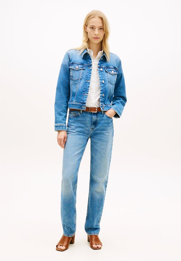 Tommy Hilfiger FLAG EMBROIDERY SLIM DENIM JACKET