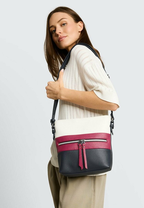 TOM TAILOR ELLEN CROSS BAG M - Cross body bag - mixed blue