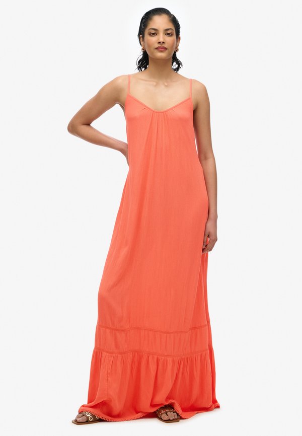 Superdry & Co CAMI - Maxi dress - hot coral