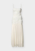 Gina Tricot EMBROIDERY DROPPED WAIST DRESS