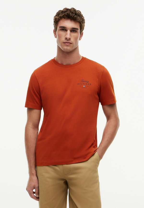 Tommy Hilfiger Print T-shirt - rusty ochre