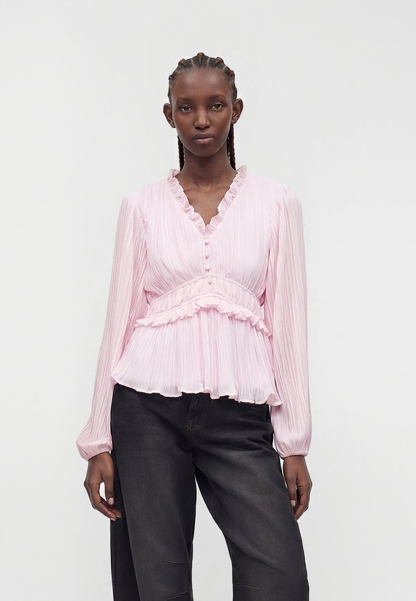 Vero Moda VMDORA DETAIL PLISSE - Blouse - pink-a-boo
