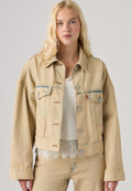 Levi's® LOOSE CROP TRUCKER - Denim jacket - new hire
