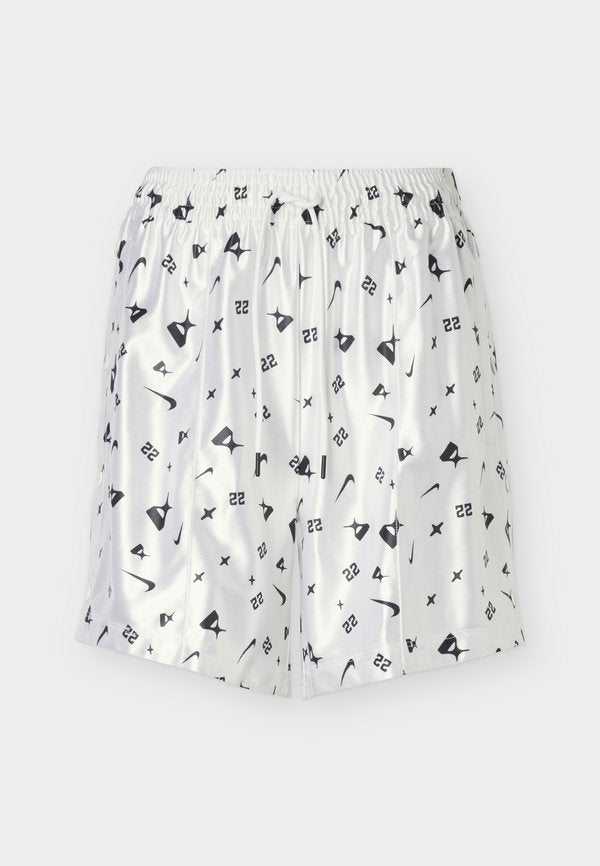 Nike Performance A'JA SHINE SHORT - Sports shorts - white/black