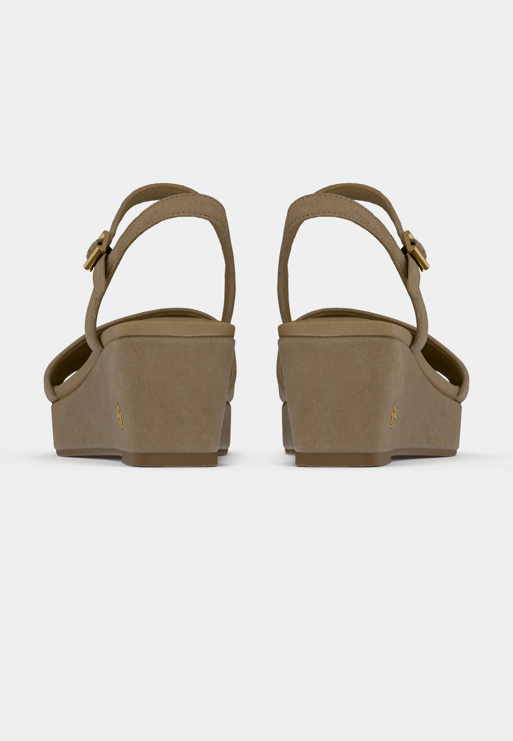 Tommy Hilfiger SUEDE TH MONOGRAM WEDGE SANDALS