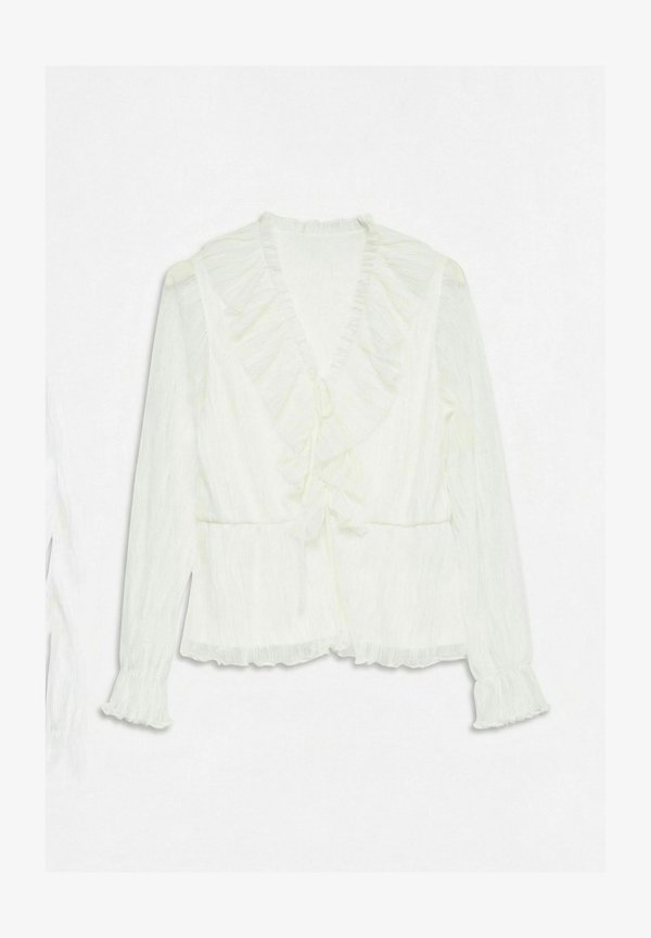 Vero Moda Plissé VMMARIA - Blouse - snow white