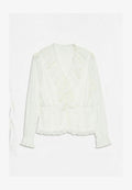 Vero Moda Plissé VMMARIA - Blouse - snow white