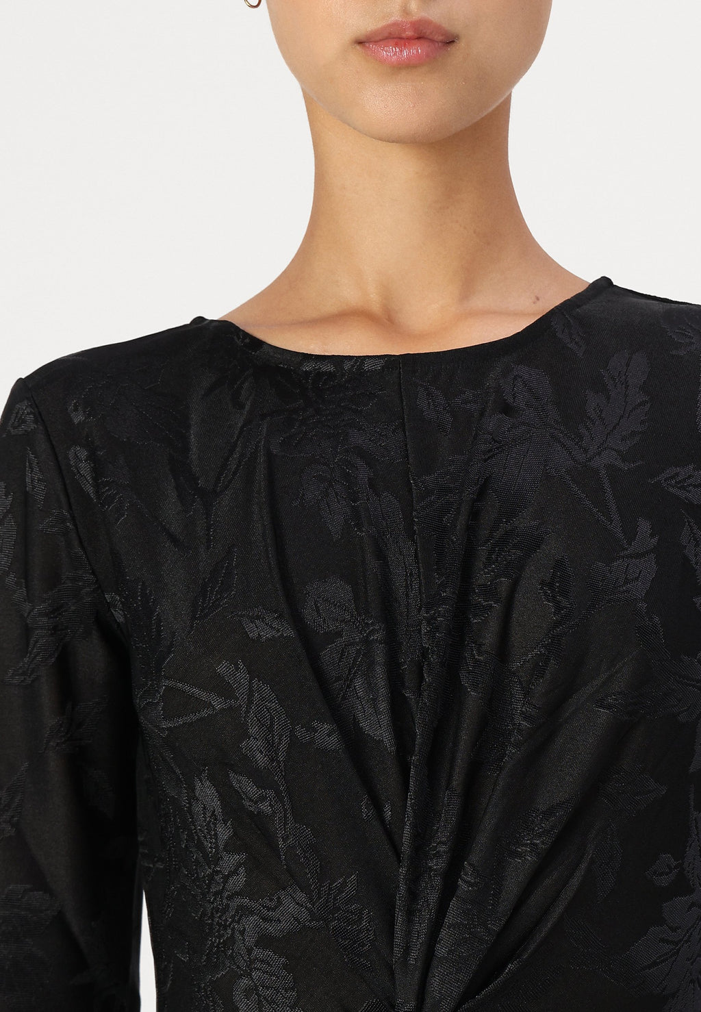 VILA VIROSEA O NECK MIDI DRESS