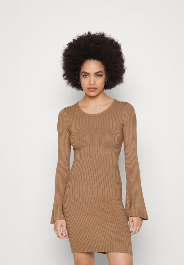 Even&Odd KNIT LOOSE FIT FLARED SLEEVES DRESS