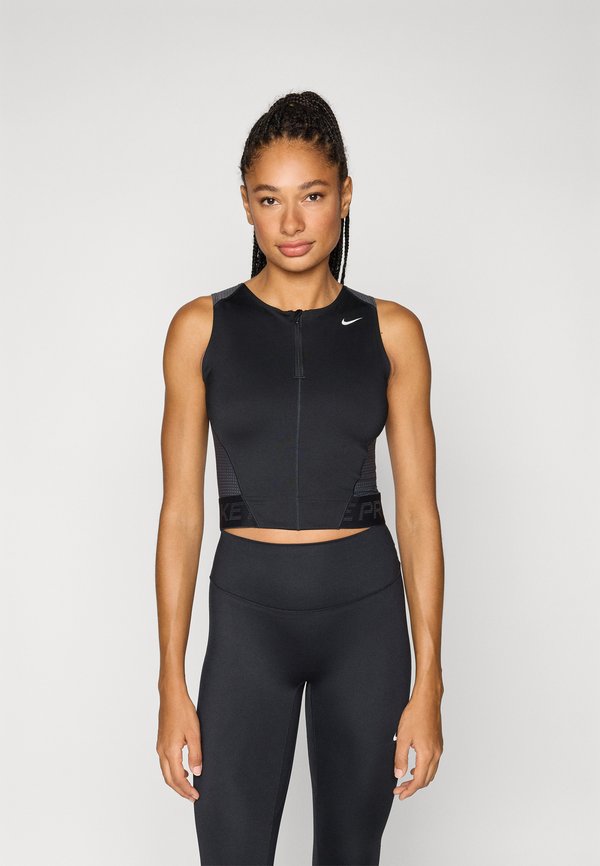 Nike Performance TANK - Top - black/anthracite/white