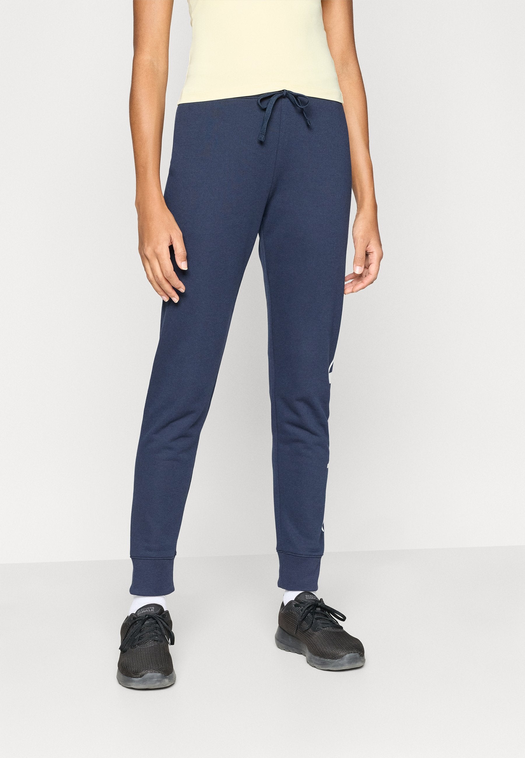 Champion BASICS CUFF PANTS LARGE LOGO