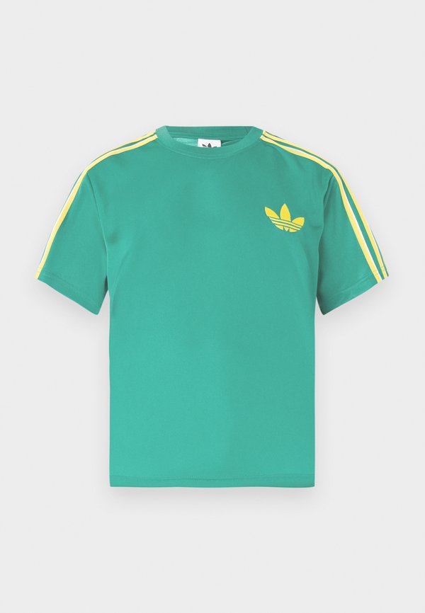 adidas Originals FIREBIRD TEE - Basic T-shirt - bold green/yellow/off white