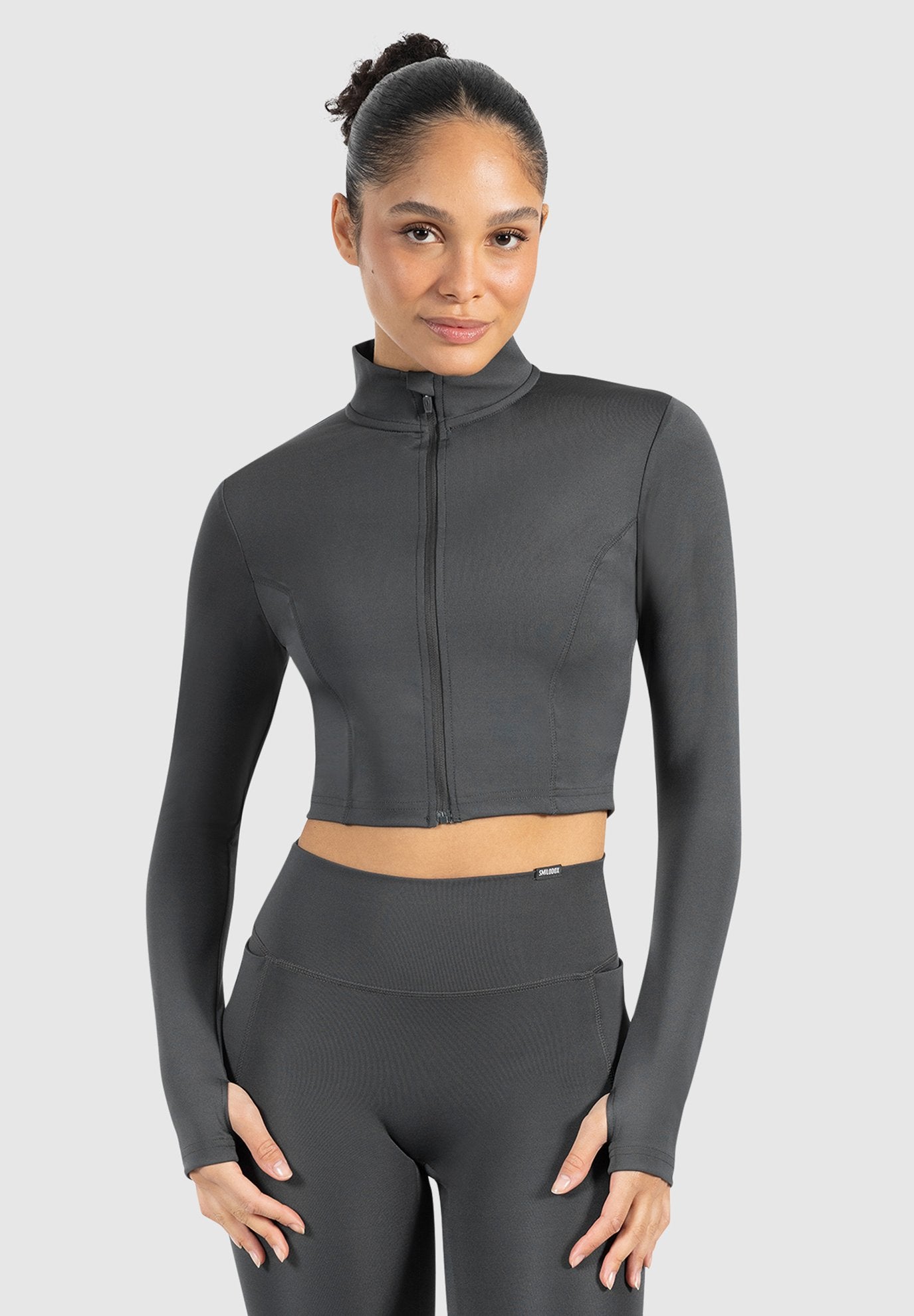 Smilodox CROPPED ZIP TRAINING NILAI