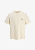 Jack & Jones JORMONTAUK TEE - Print T-shirt - antique white