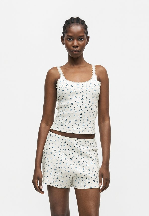 ONLY ONLFENJA LACE SET - Pyjama set - cloud dancer/fie flower