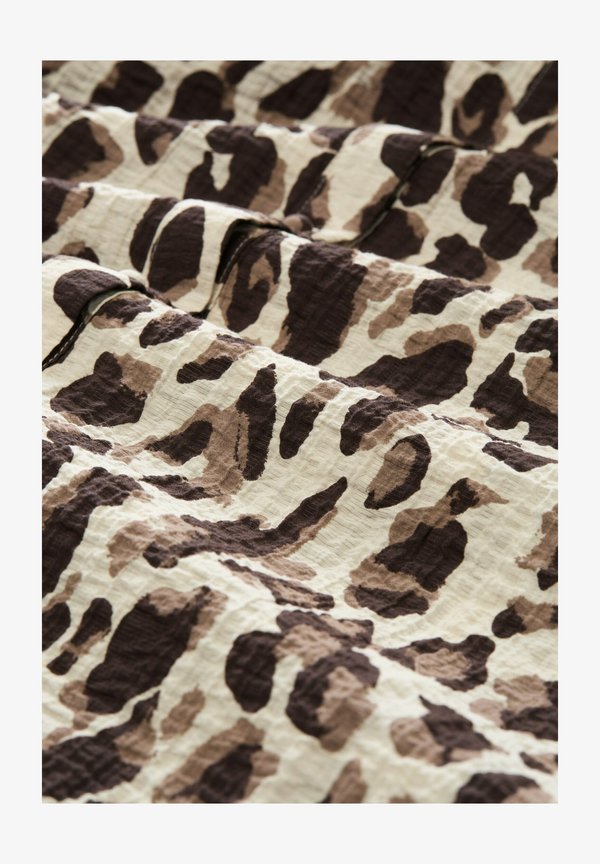 TOM TAILOR MAXI-KLEID MIT LEO-PRINT - Maxi dress - brown beige leo print