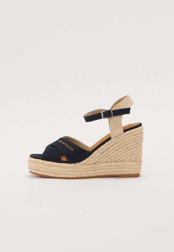 TOM TAILOR Platform sandals - navy