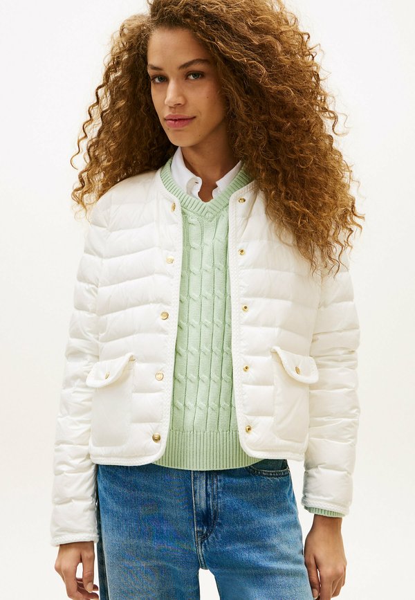 Tommy Hilfiger Down jacket - ivory silk