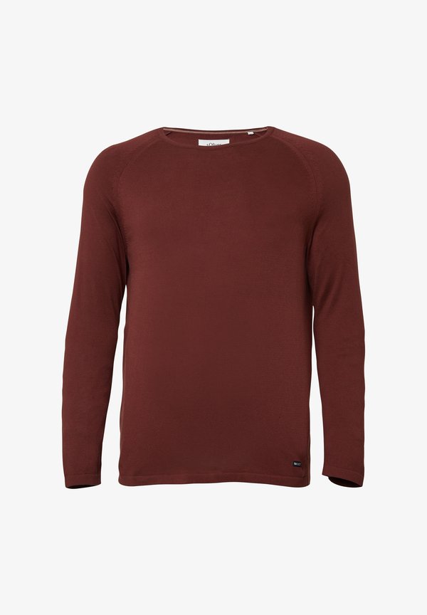 s.Oliver PULLOVER - Jumper - rostrot