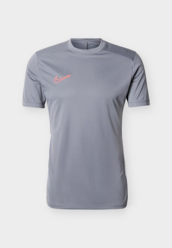 Nike Performance MEN'S SHORT SLEEVE SOCCER - Sports T-shirt - smoke grey/white/hot punch