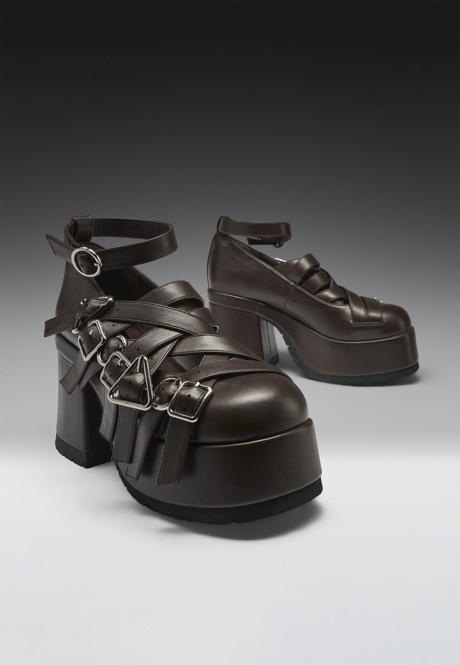 Koi Footwear AVALON STRAPPY HEELED SHOES ACORN