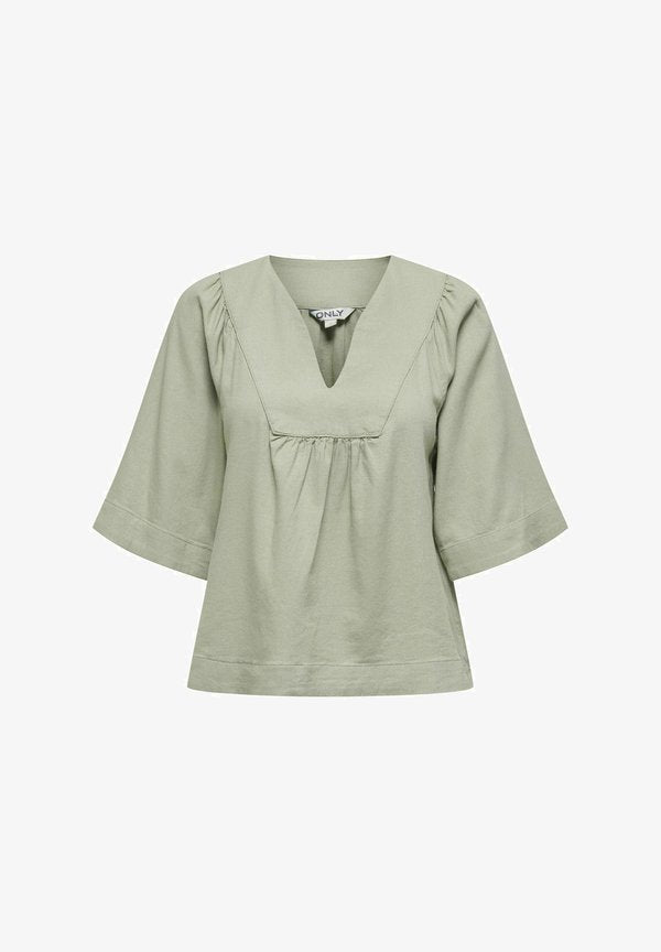 ONLY ONLCARO Linen - Tunic - tea