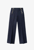 Mango ADULT - Wide Leg - blue