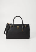 Tommy Hilfiger THE AMERICAN ICON LEATHER TOTE BAG - Handbag - black