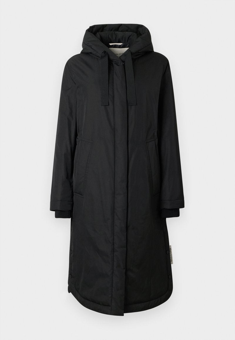 PADDED WITH HOOD DRAWSTRING AT WAIST SIDE SLITS Media 1