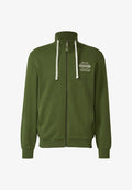 s.Oliver Zip-up sweatshirt - olivgrün