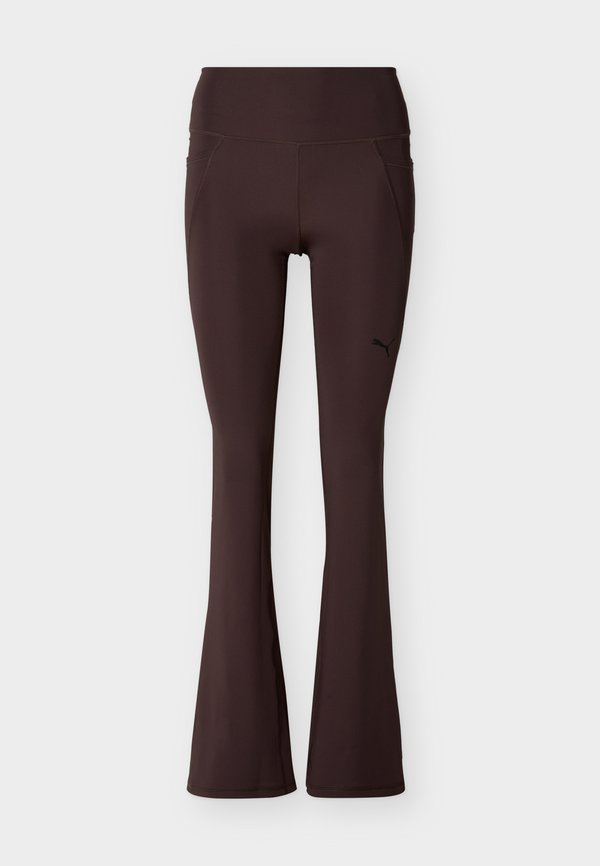 Puma TAD ESSENTIAL BOOTCUT - Tracksuit bottoms - chocolate brown