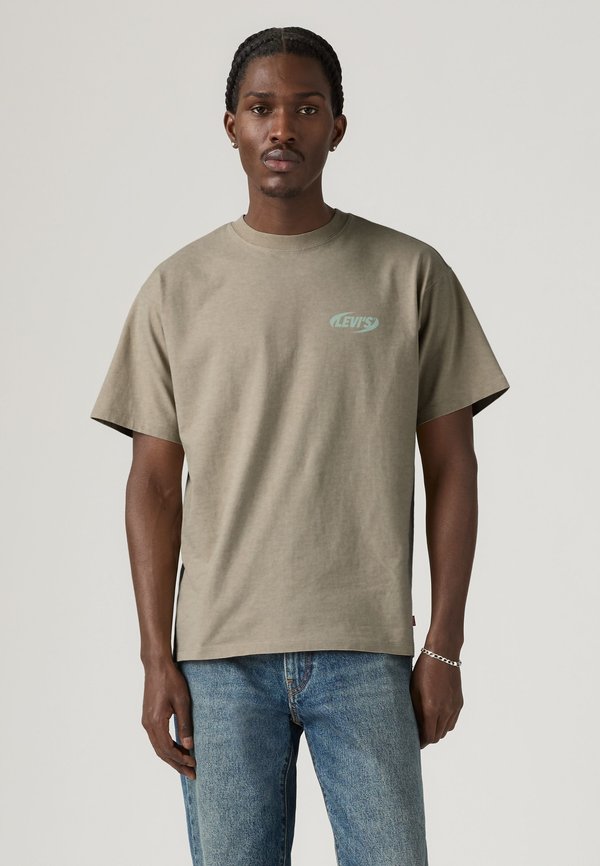 Levi's® VINTAGE FIT TEE - Print T-shirt - indigo night 2 ghost gray