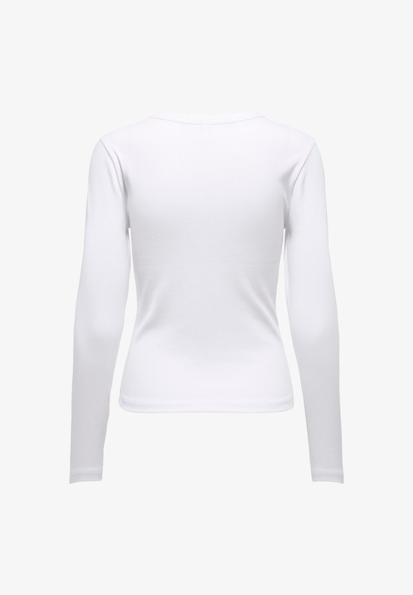 ONLY ONLVAL L/S O-NECK TOP JRS NOOS - Long sleeved top - bright white