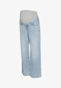 Vero Moda Maternity Wide-leg maternity Wide Leg Fit - Relaxed fit jeans - light blue denim