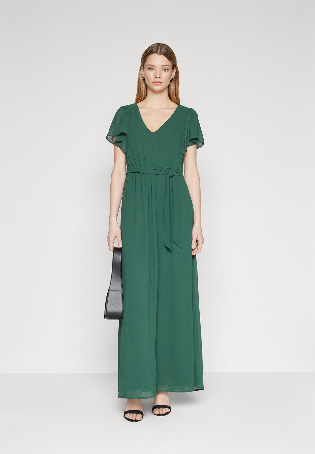 VILA VIMICADA V NECK MAXI DRESS