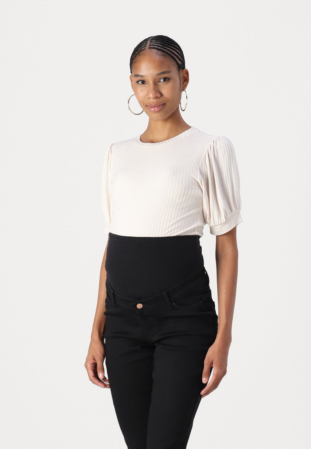 Vero Moda Maternity Skinny fit maternity Zip detail at leg opening