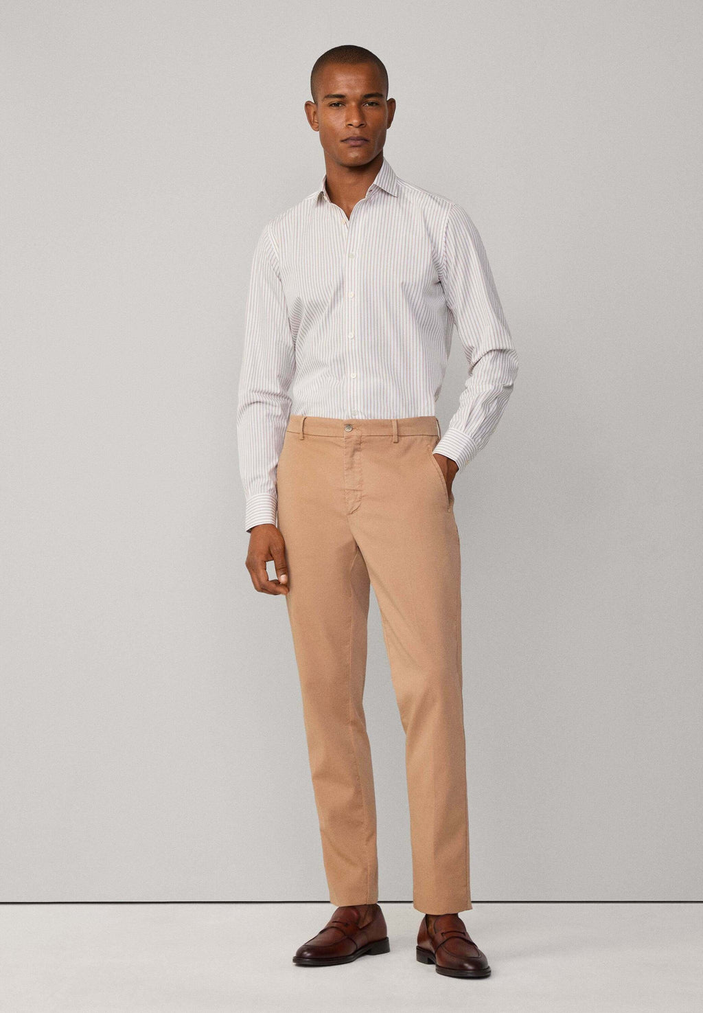 Hackett London MELANGE ENG STRIPE