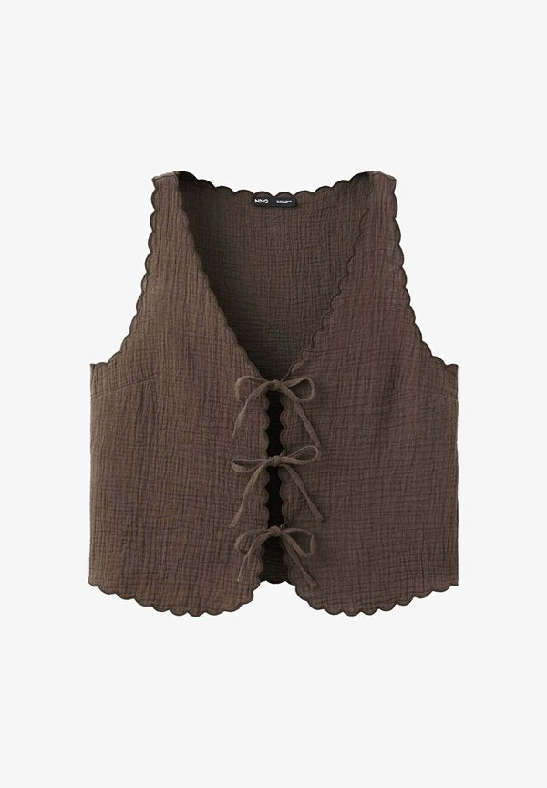 Mango ADULT - Blouse - dark brown