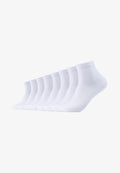 s.Oliver UNISEX ESSENTIALS QUARTER 8PACK - Socks - white