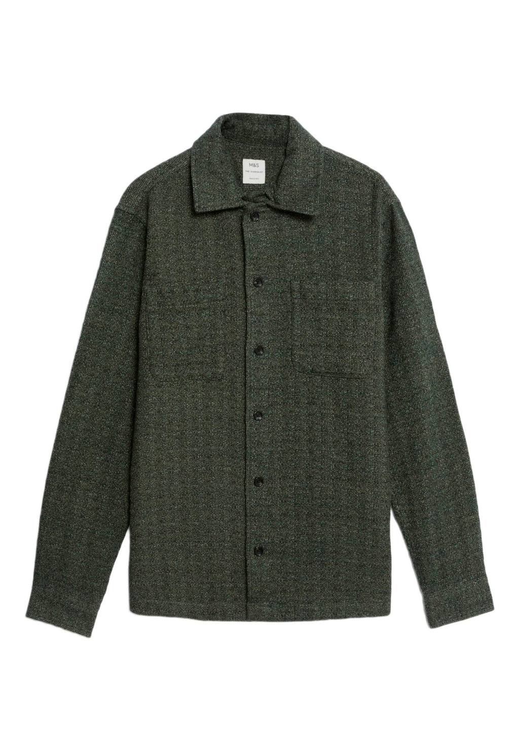 Marks & Spencer PURE COTTON TEXTURED OVER SHIRT