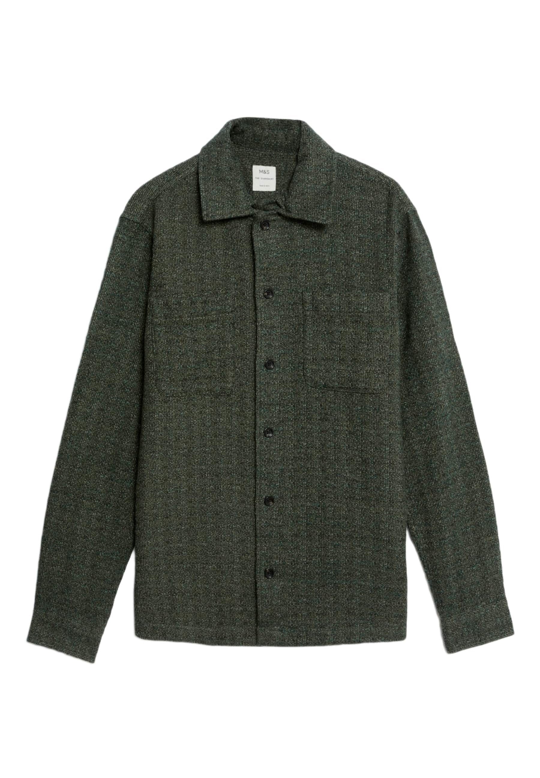 Marks & Spencer PURE COTTON TEXTURED OVER SHIRT