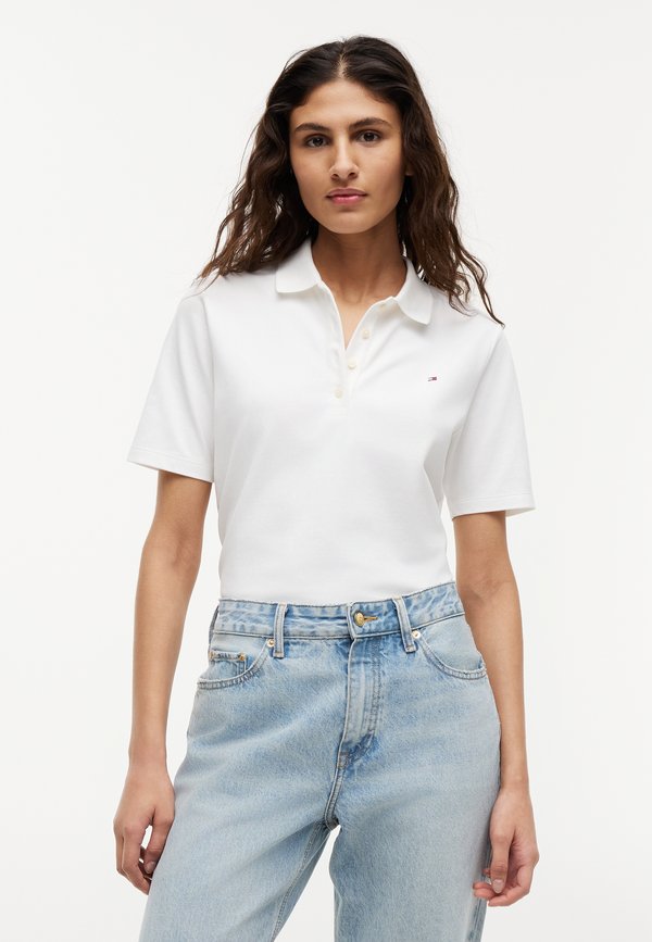 Tommy Hilfiger REGULAR FIT - Polo shirt - ecru