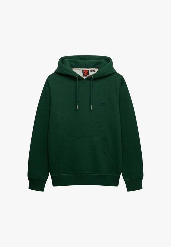 Superdry & Co SUPERDRY ESSENTIAL LOGO HOODIE.. - Hoodie - pitch green marl