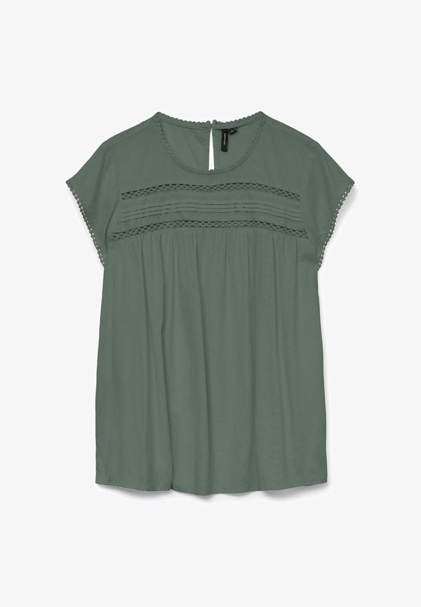 Vero Moda VMDEBBIE PLEAT - Blouse - laurel wreath