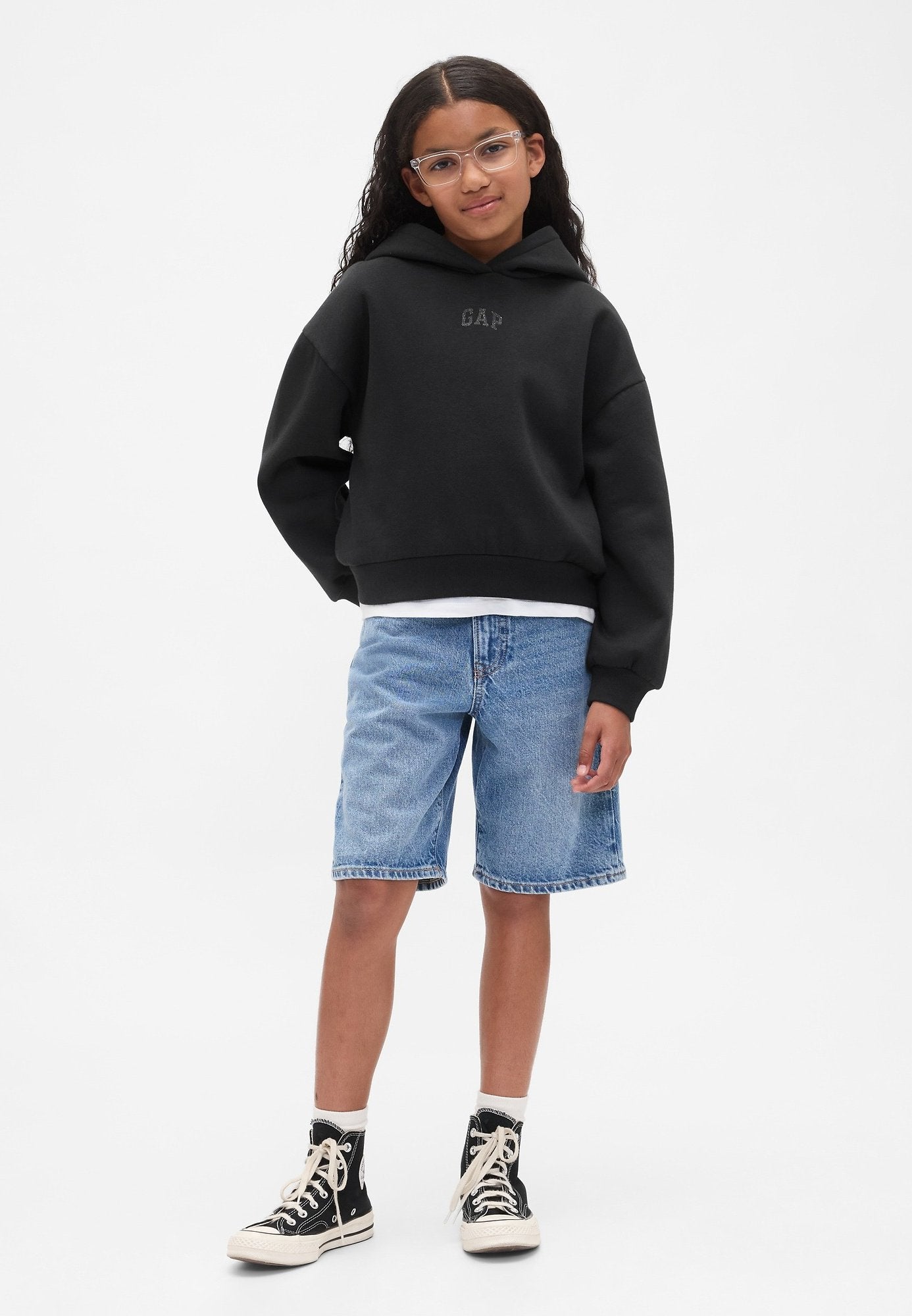 GAP KIDS VINTAGESOFT LOGO HOODIE