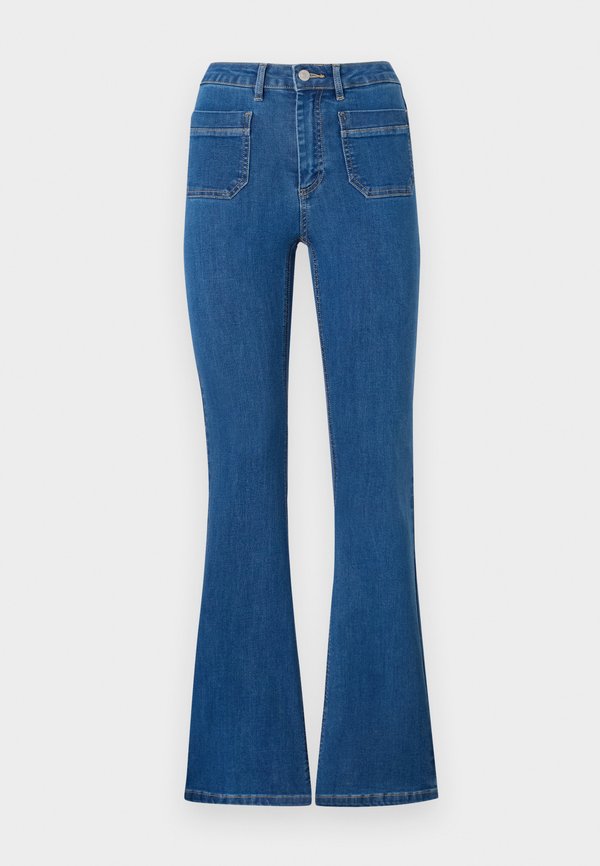ONLY ONLWAUW POCKET FLARED BOZ - Flared Jeans - medium blue denim