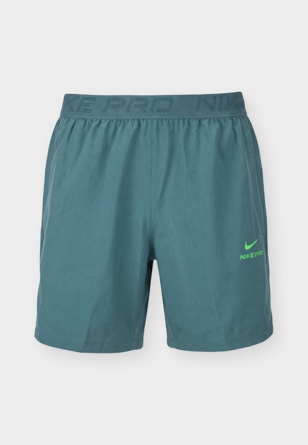 Nike Performance SHORT - Sports shorts - mineral slate/green strike