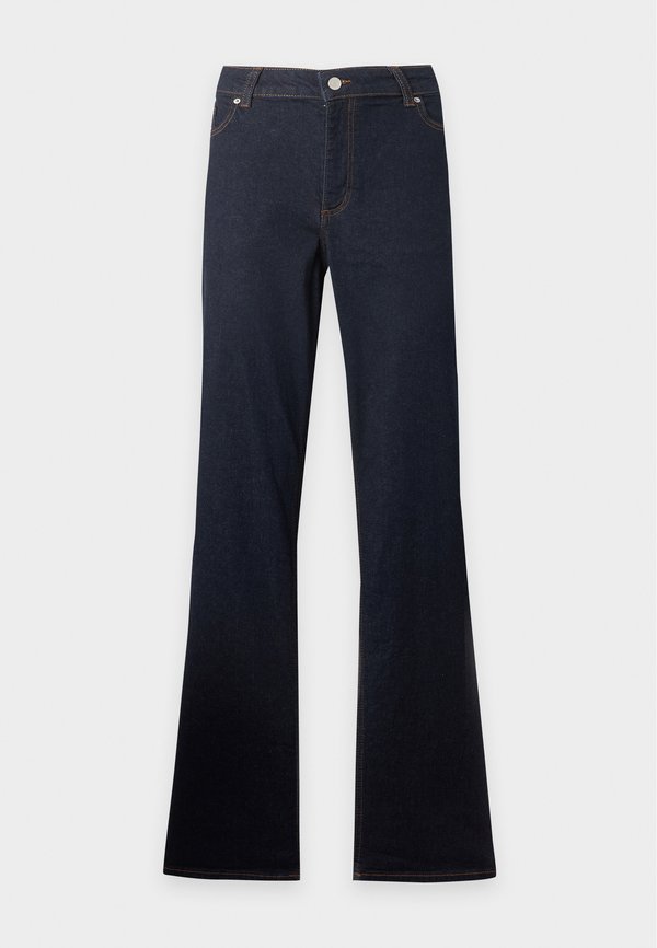 Vero Moda Curve VMCMARI TESSA - Flared Jeans - dark blue denim