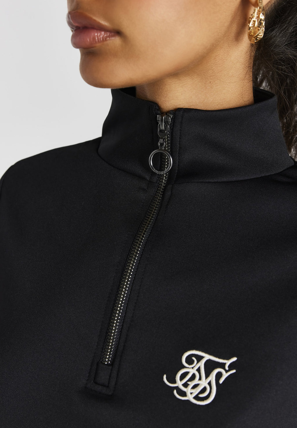 SIKSILK CROPPED 3/4 ZIP