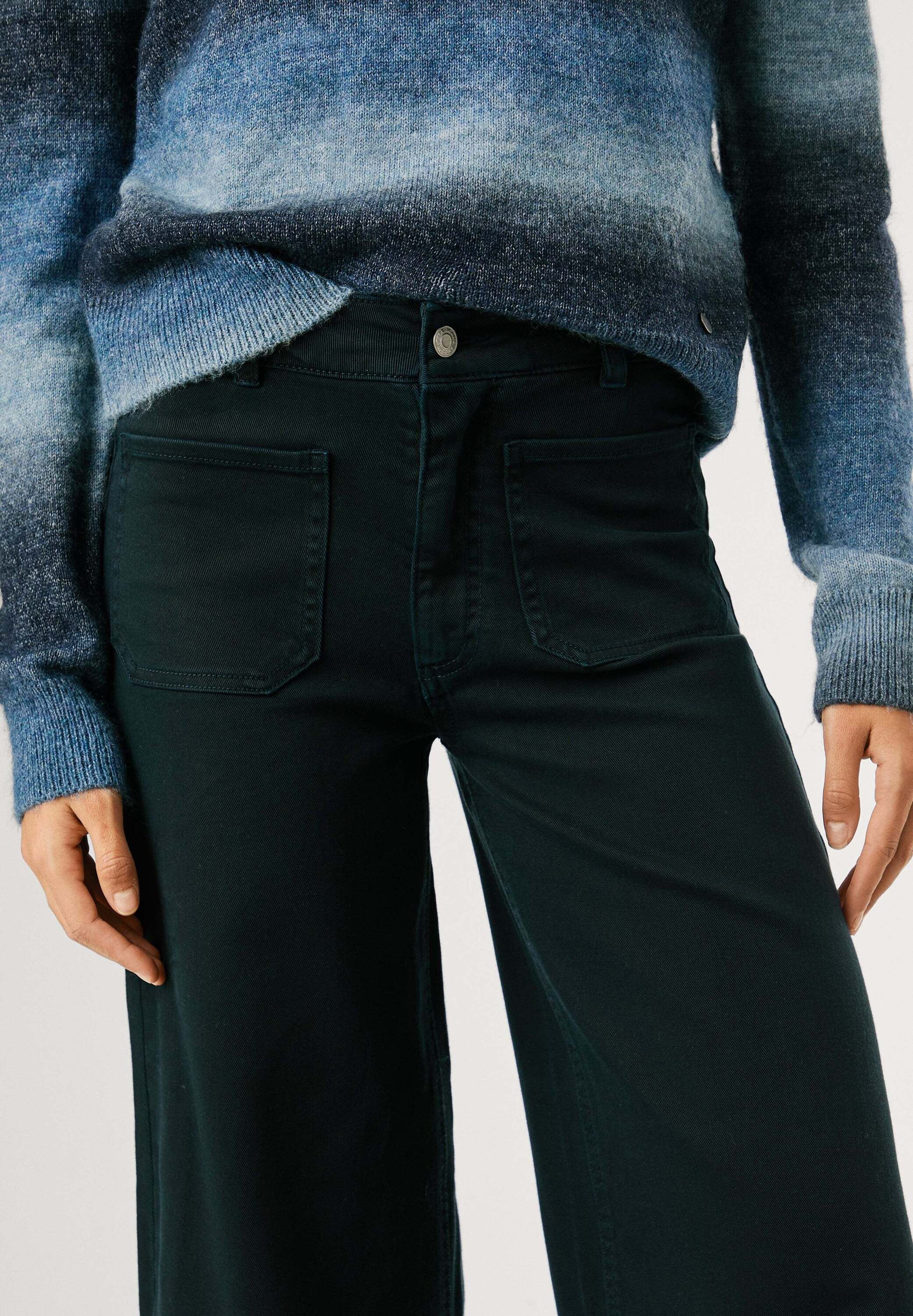 Pepe Jeans HIGH RISE WIDE CROP TANIA POCKET